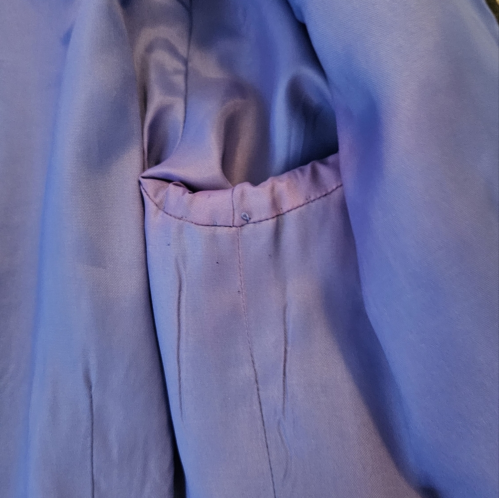 Carolina Herrera Jacket Vintage Royal blue/Black Sz 6 EUC - Picture 8 of 14